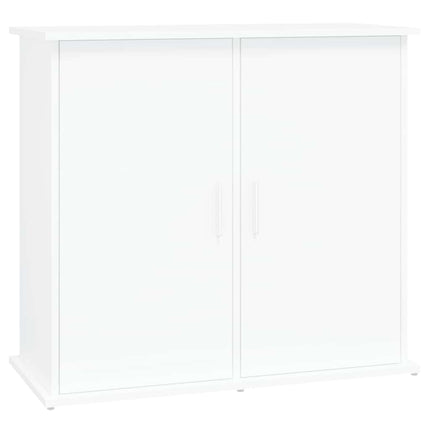 Support pour aquarium blanc 81x36x73 cm bois d'ingénierie