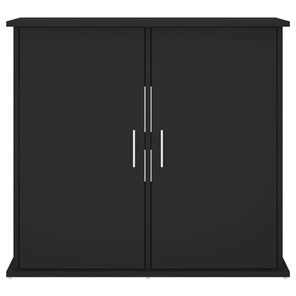 Support pour aquarium noir 81x36x73 cm bois d'ingénierie