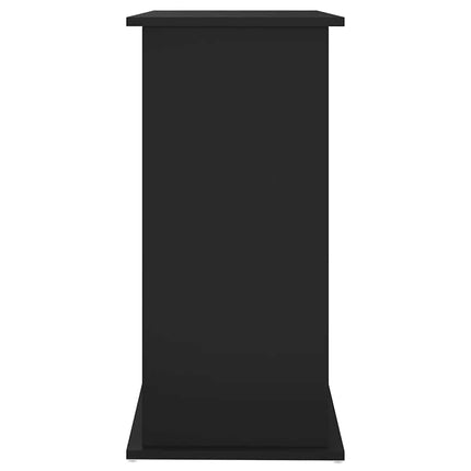 Support pour aquarium noir 81x36x73 cm bois d'ingénierie
