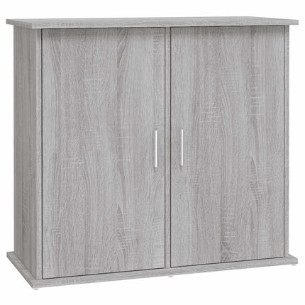 Support pour aquarium sonoma gris 81x36x73 cm bois d'ingénierie