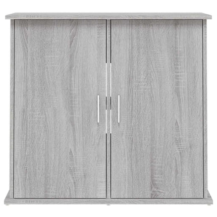 Support pour aquarium sonoma gris 81x36x73 cm bois d'ingénierie