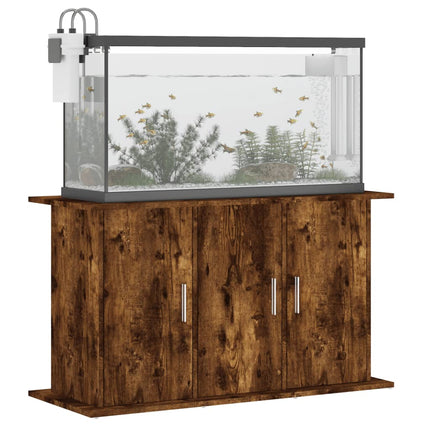 Support pour aquarium chêne fumé 101x41x58 cm bois d'ingénierie