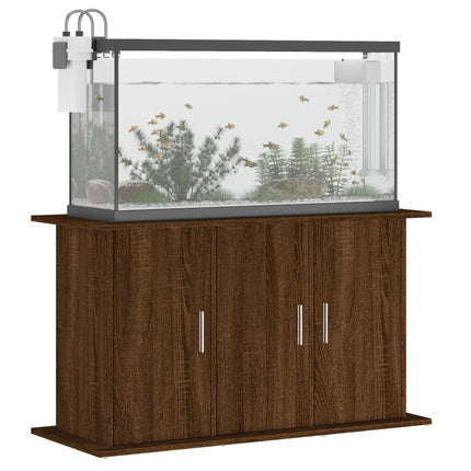 Support d'aquarium chêne marron 101x41x58 cm bois d'ingénierie