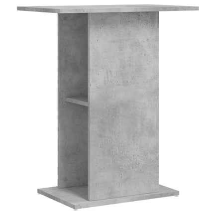 Support d'aquarium en béton gris 60,5 x 36 x 72,5 cm Bois d'ingénierie