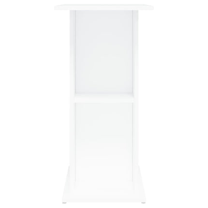 Support d'aquarium Blanc 75x36x72,5 cm Bois d'ingénierie