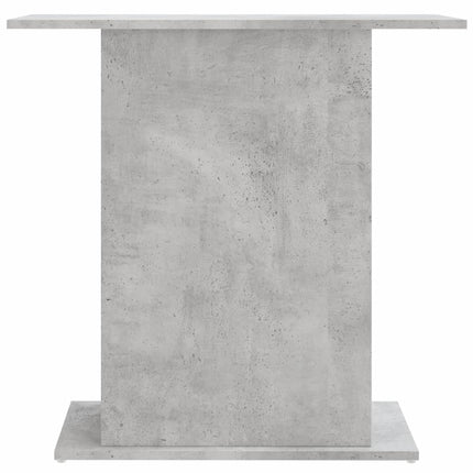 Support pour aquarium gris béton 75x36x72,5cm bois d'ingénierie