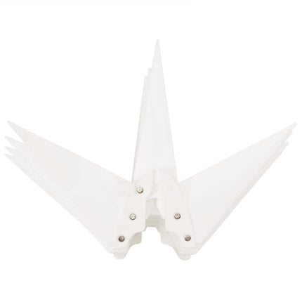 Lumières de Noël avec piquets 3 pcs LED pliable blanc 35 cm