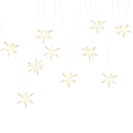 Lumière de Noël 10 LED blanc 10 cm