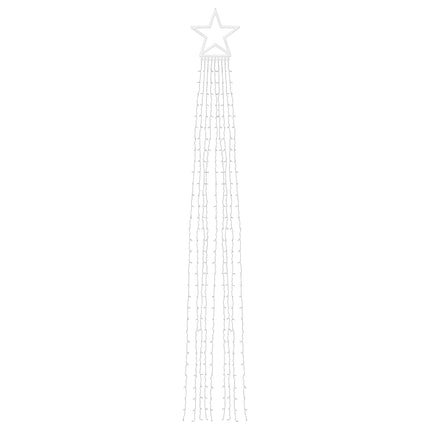 Guirlande de sapin de Noël 320 LED blanc froid 375 cm