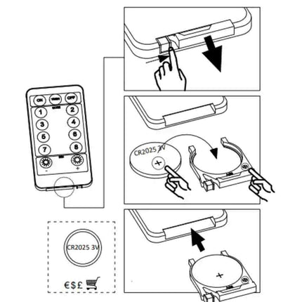 Étoile rayonnante de Noël 140 LED 4 pcs multicolore 17 cm