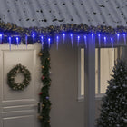 Guirlande lumineuse à glaçons Noël 200 LED bleu acrylique PVC
