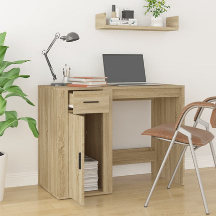 Bureau Chêne sonoma 100x49x75 cm Bois d'ingénierie