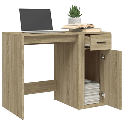 Bureau Chêne sonoma 100x49x75 cm Bois d'ingénierie