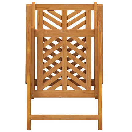 Ensemble bistro de jardin 3 pcs Marron Bois d'acacia massif