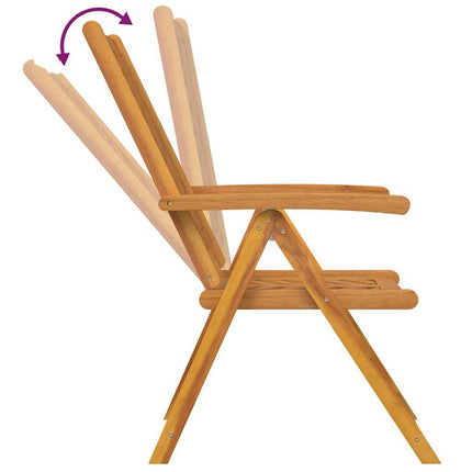 Ensemble de salle à manger pour jardin 5 pcs Marron