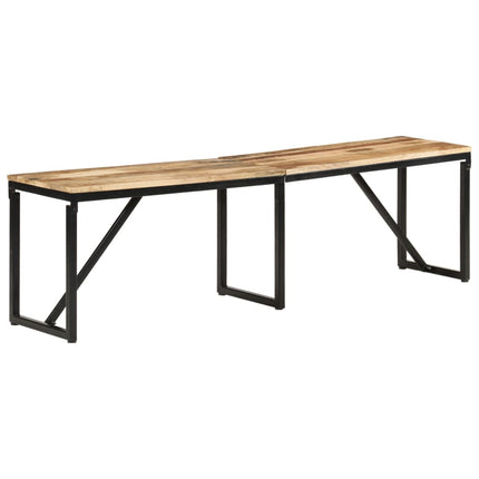 Banc 160x35x46 cm bois massif de manguier