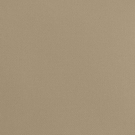 Chaise longue pliante taupe tissu oxford acier enduit de poudre