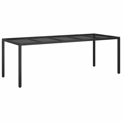Table De Jardin Pour Repas 250 X 100 X 75 Cm Noir pur