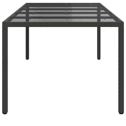 Table De Jardin Pour Repas 250 X 100 X 75 Cm Noir pur