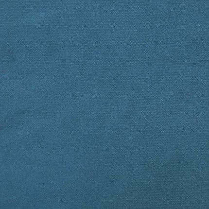 Canapé-lit avec coussins bleu velours