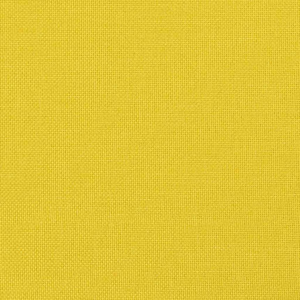 Canapé-lit avec porte-gobelets jaune clair tissu