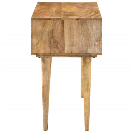 Bureau avec tiroirs 110x47x76 cm bois de manguier solide