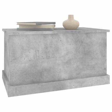 Boîte De Rangement Bois D'ingénierie Gris béton 1 70 x 40 x 38 cm