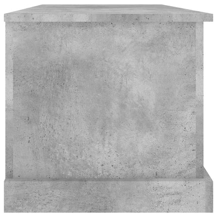Boîte De Rangement Bois D'ingénierie Gris béton 1 70 x 40 x 38 cm