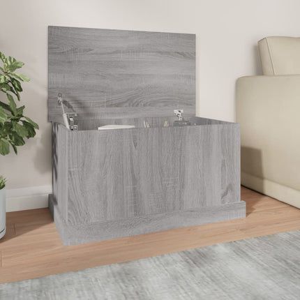 Boîte De Rangement Bois D'ingénierie Sonoma gris 1 70 x 40 x 38 cm
