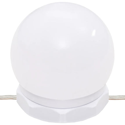 Coiffeuse avec LED sonoma gris 130x50x132,5 cm