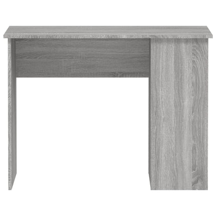 Bureau sonoma gris 100x55x75 cm bois d'ingénierie