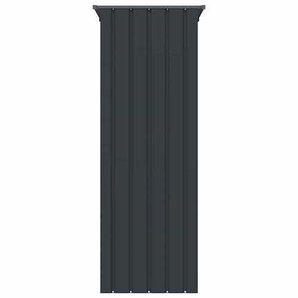 Cage à oiseaux anthracite 115x78x200 cm acier galvanisé