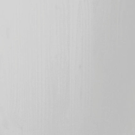 Armoire roulante avec bureau MOSS blanc bois de pin solide