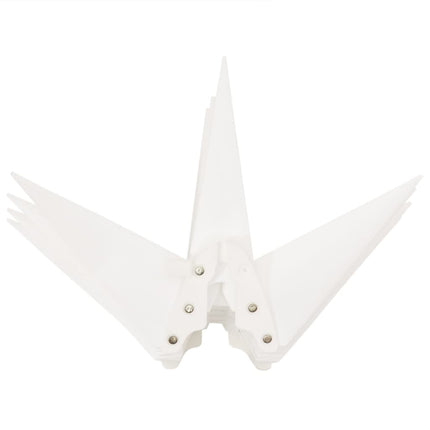 Lumières de Noël avec LED 3 pcs pliable blanc 43 cm