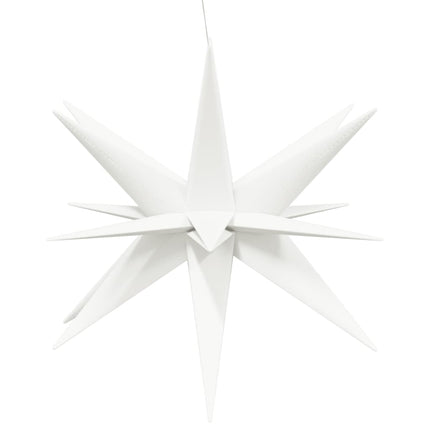 Lumières de Noël avec LED 3 pcs pliable blanc 100 cm