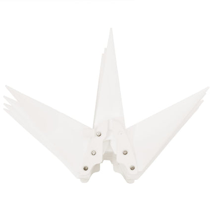 Lumières de Noël avec LED 3 pcs pliable blanc 100 cm