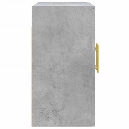 Armoire murale gris béton 60x31x60 cm bois d'ingénierie
