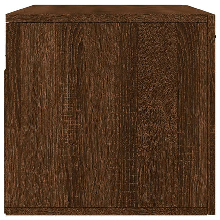 Armoire murale chêne marron 80x36,5x35 cm bois d'ingénierie