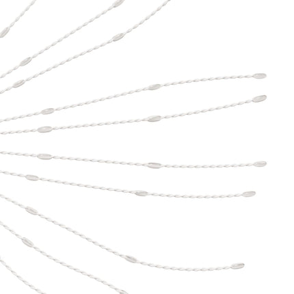 Étoile rayonnante de Noël 140 LED 2 pcs multicolore 17 cm