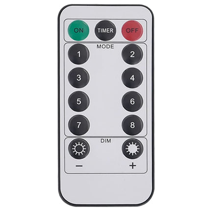 Étoile rayonnante de Noël 140 LED 8 pcs multicolore 17 cm