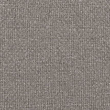 Fauteuil avec repose-pied Taupe 60 cm Tissu