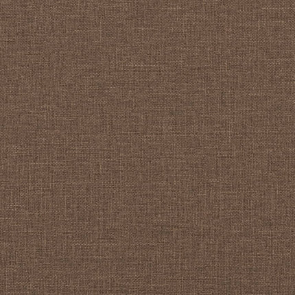 Ensemble de canapés 4 pcs marron tissu