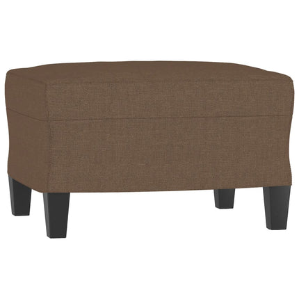 Ensemble de canapés 3 pcs marron tissu