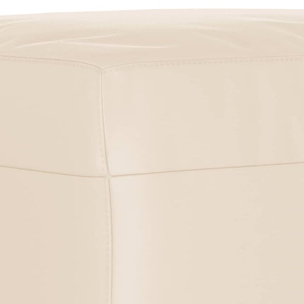 Ensemble de canapés 3 pcs avec coussins beige tissu microfibre