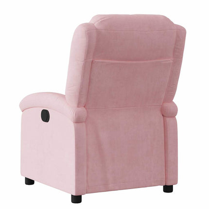 Fauteuil inclinable électrique Rose Velours