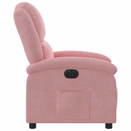 Fauteuil inclinable électrique Rose Velours
