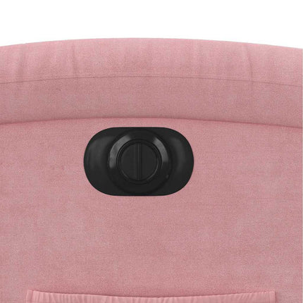 Fauteuil inclinable électrique Rose Velours