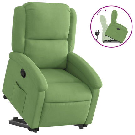 Fauteuil inclinable Vert clair Velours