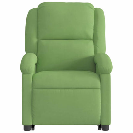 Fauteuil de massage inclinable Vert clair Velours