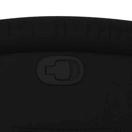 Fauteuil inclinable noir similicuir